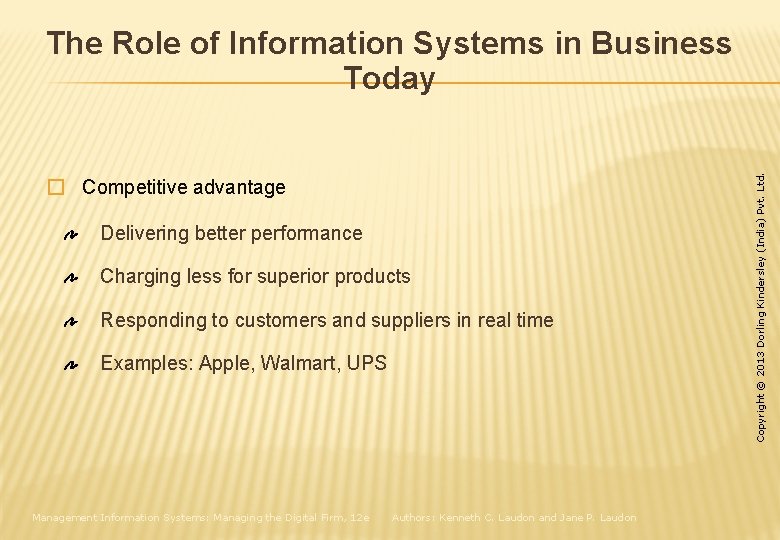 � Competitive advantage Delivering better performance Charging less for superior products Responding to customers