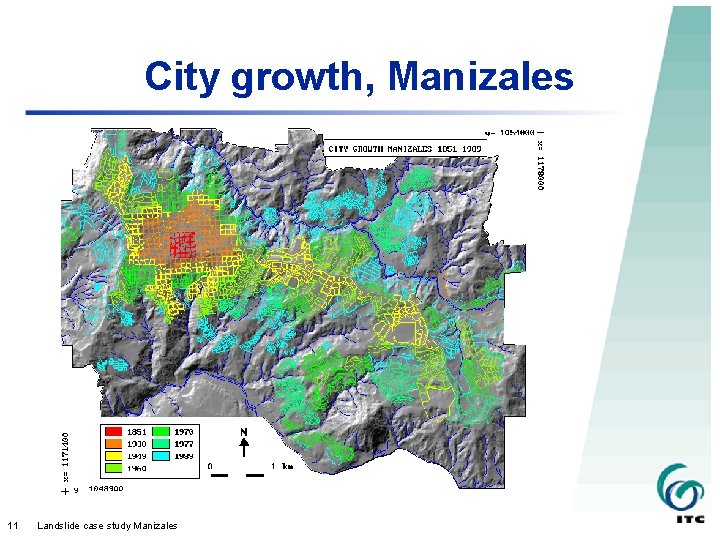 City growth, Manizales 11 Landslide case study Manizales 