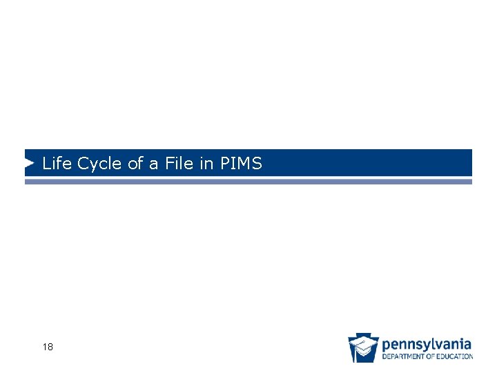 Life Cycle of a File in PIMS 18 