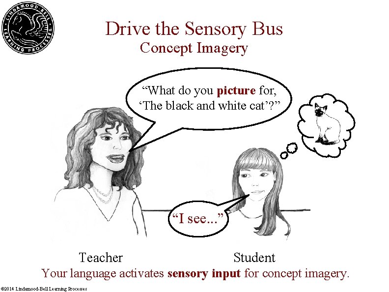 Drive the Sensory Bus Concept Imagery “What do you picture for, ‘The black and