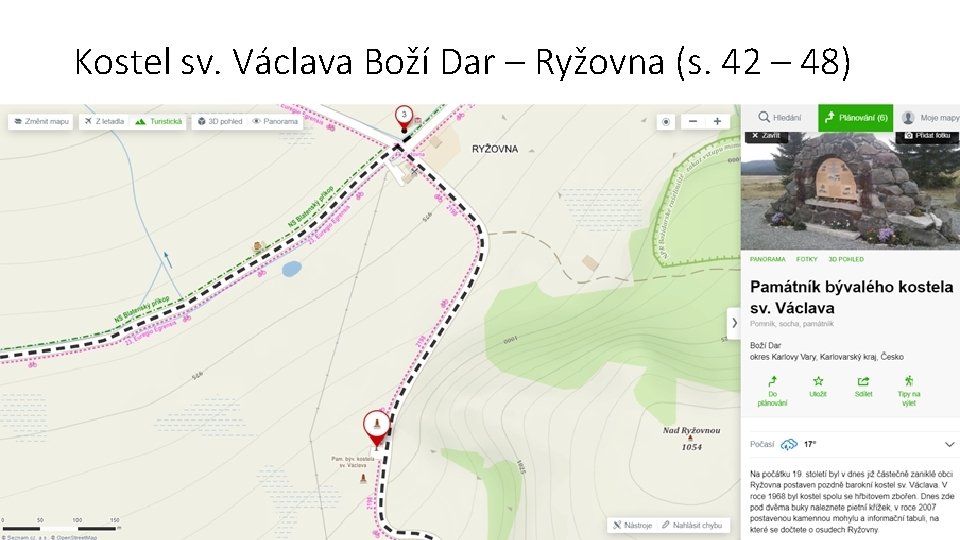 Kostel sv. Václava Boží Dar – Ryžovna (s. 42 – 48) 