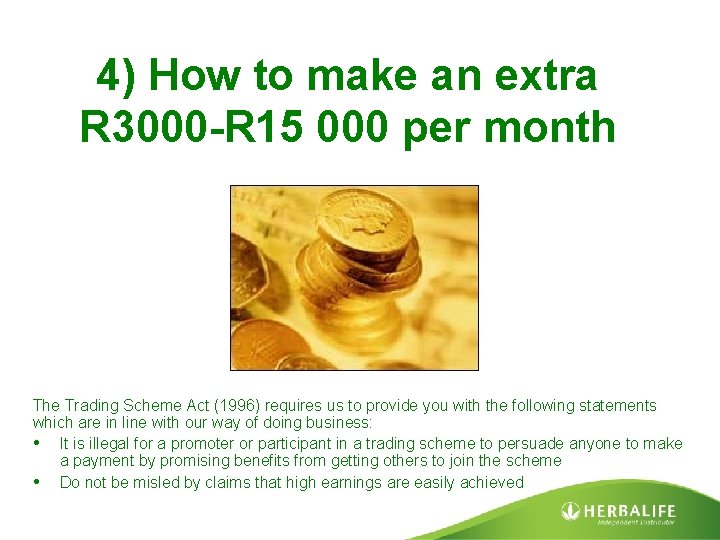 4) How to make an extra R 3000 -R 15 000 per month The