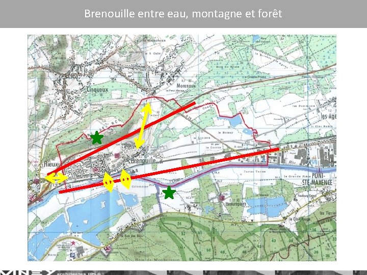 Brenouille entre eau, montagne et forêt 