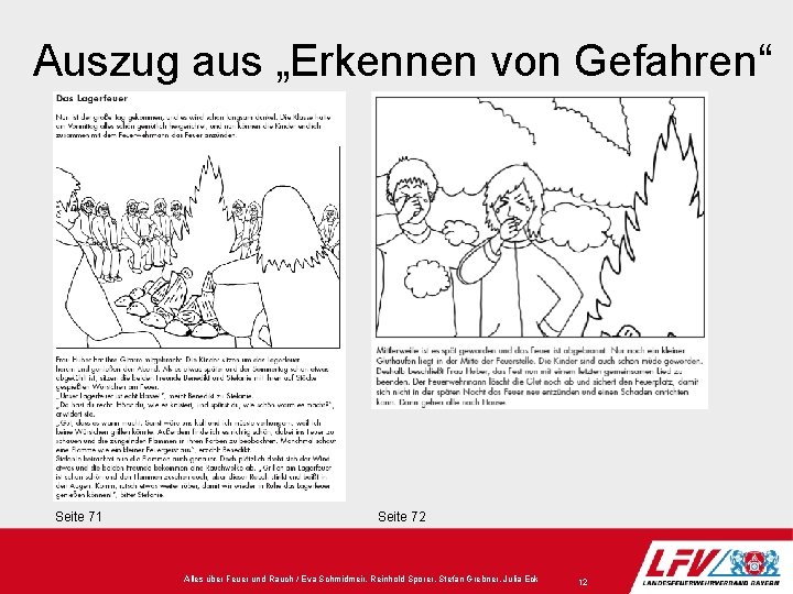 Auszug aus „Erkennen von Gefahren“ Seite 71 Seite 72 Alles über Feuer und Rauch Auszug aus „Erkennen von Gefahren“ Seite 71 Seite 72 Alles über Feuer und Rauch