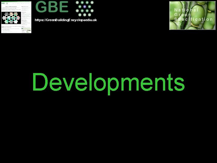 https: //Green. Building. Encyclopaedia. uk Developments 