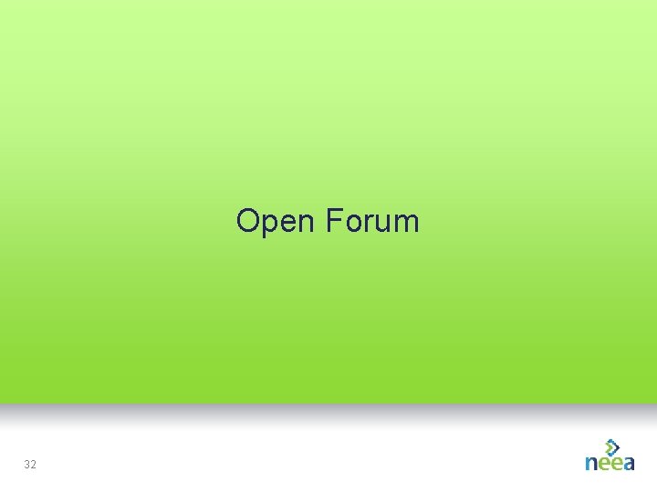 Open Forum 32 