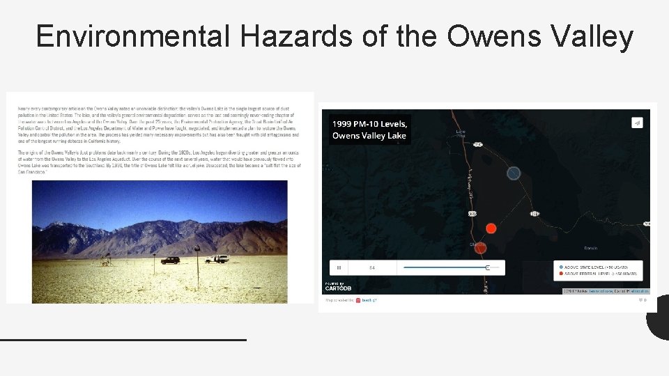 Environmental Hazards of the Owens Valley 