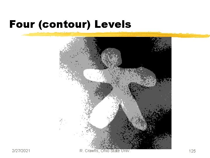 Four (contour) Levels 2/27/2021 R. Crawfis, Ohio State Univ. 125 