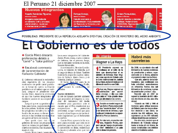 El Peruano 21 diciembre 2007 