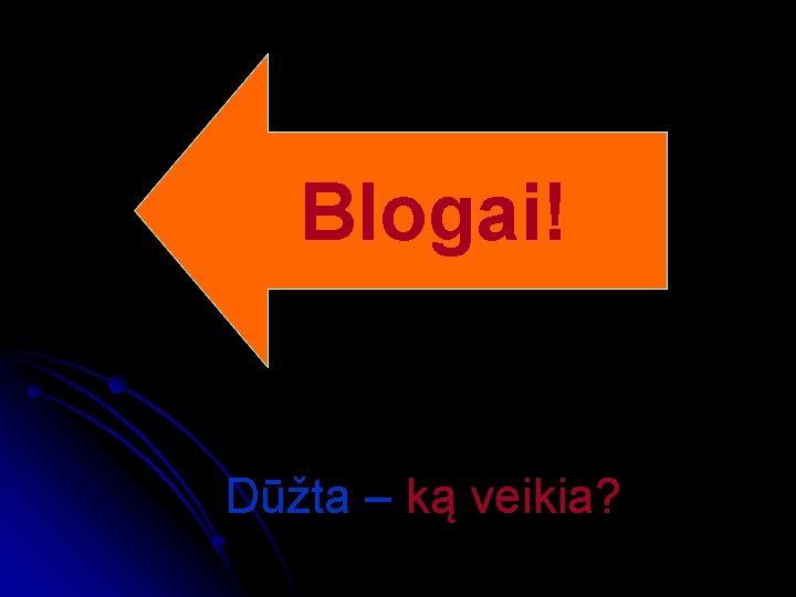 Blogai! Dūžta – ką veikia? 