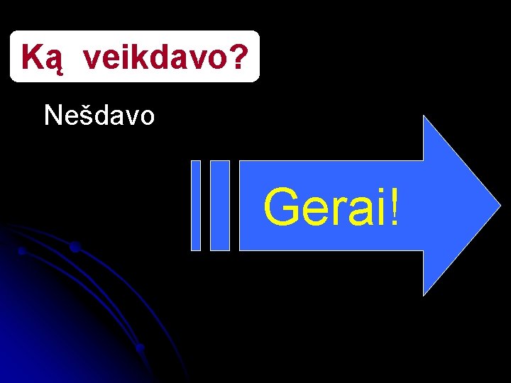 Ką veikdavo? Nešdavo Gerai! 