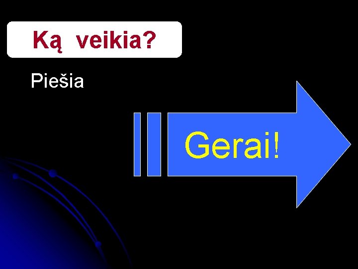 Ką veikia? Piešia Gerai! 