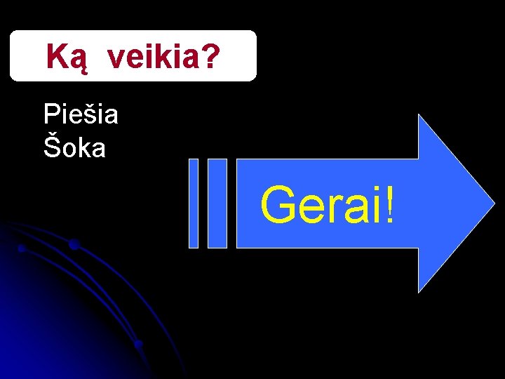 Ką veikia? Piešia Šoka Gerai! 