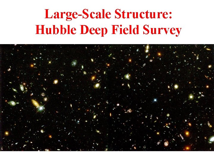 Large-Scale Structure: Hubble Deep Field Survey 