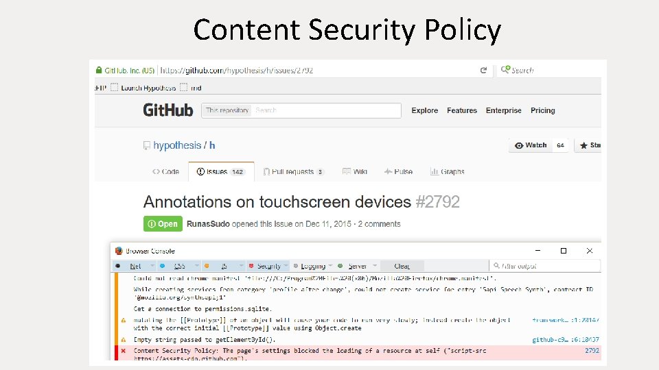 Content Security Policy 