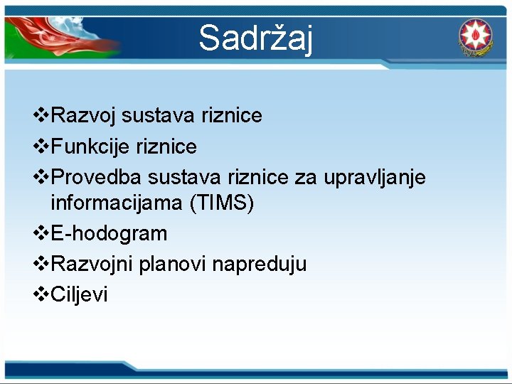 Sadržaj v. Razvoj sustava riznice v. Funkcije riznice v. Provedba sustava riznice za upravljanje