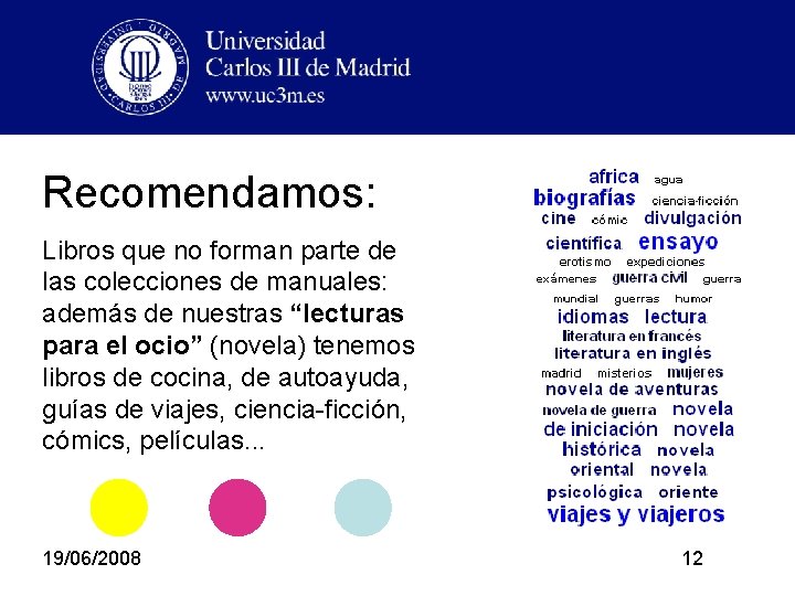 Recomendamos: Libros que no forman parte de las colecciones de manuales: además de nuestras