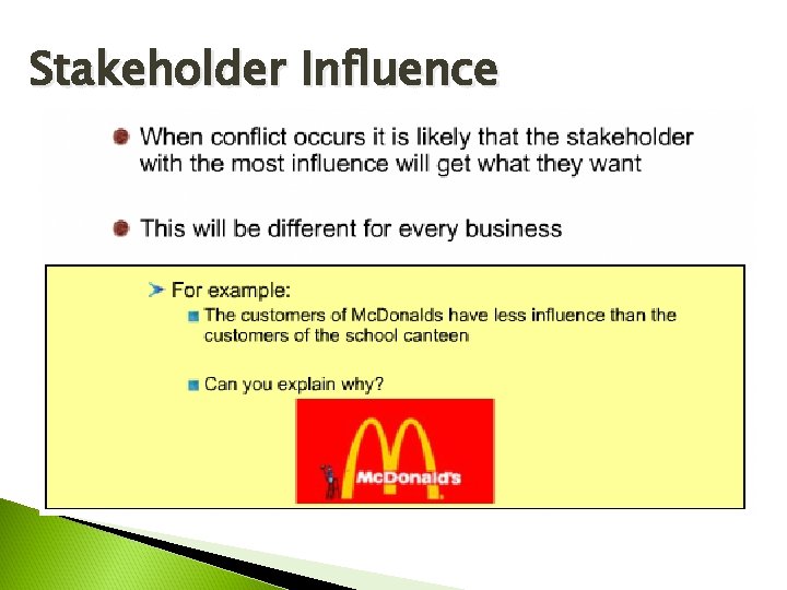 Stakeholder Influence 