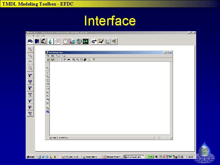 TMDL Modeling Toolbox - EFDC Interface 