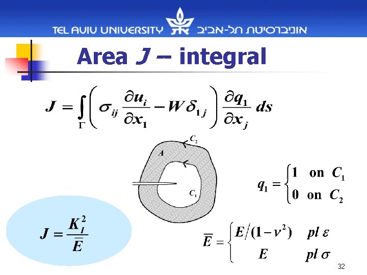 Area J -- integral 32 