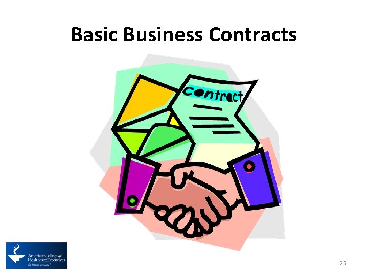 Basic Business Contracts 26 