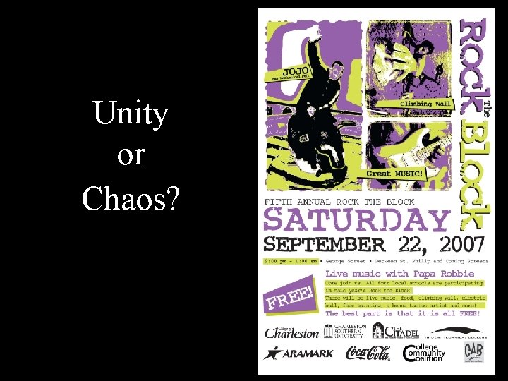 Unity or Chaos? 