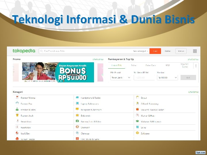 Teknologi Informasi & Dunia Bisnis 