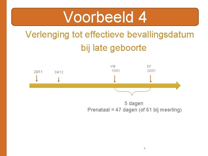 BEVALLINGSVERLOF VOORBEELDEN Cursus voor schoolsecretariaten 2018 2019