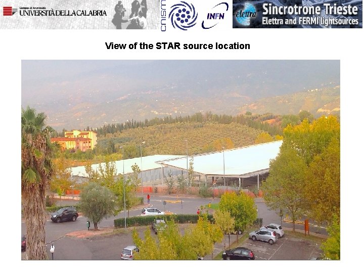 View of the STAR source location 