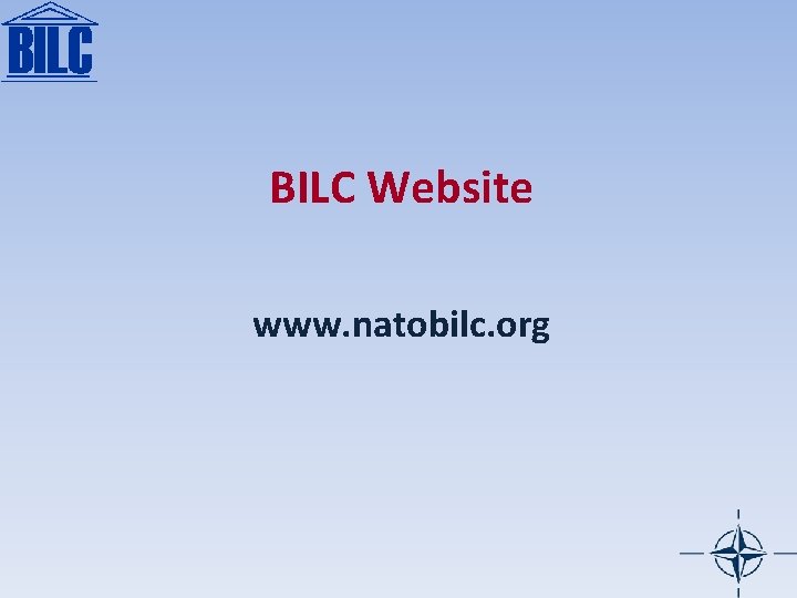 BILC Website www. natobilc. org 