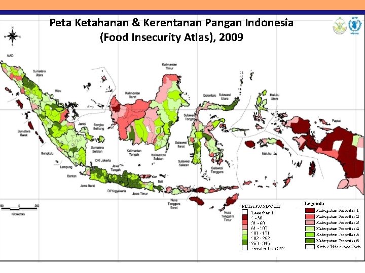 Peta Ketahanan & Kerentanan Pangan Indonesia (Food Insecurity Atlas), 2009 