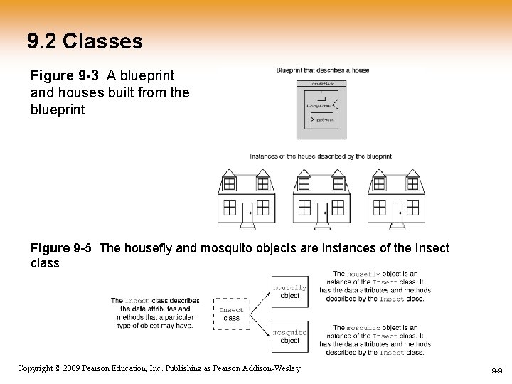 9. 2 Classes Figure 9 -3 A blueprint and houses built from the blueprint 9. 2 Classes Figure 9 -3 A blueprint and houses built from the blueprint