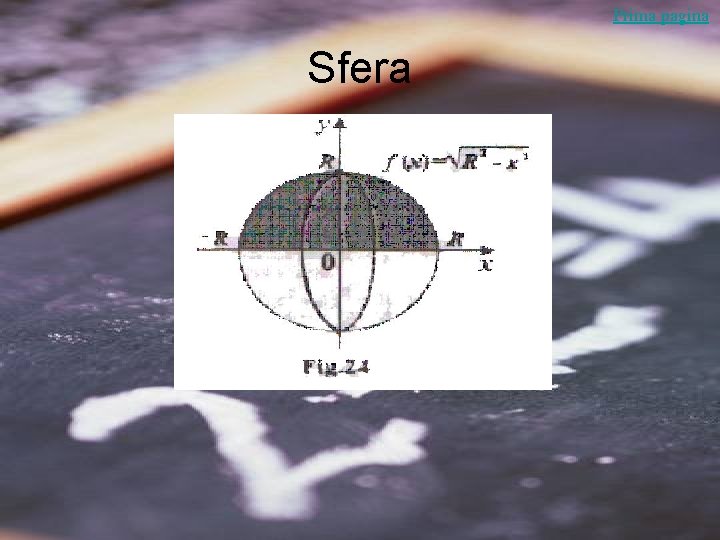 Prima pagina Sfera Prima pagina Sfera