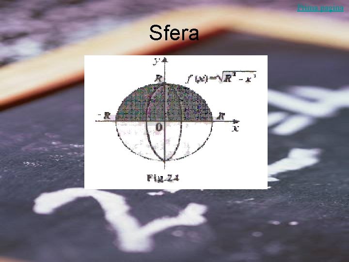 Prima pagina Sfera 