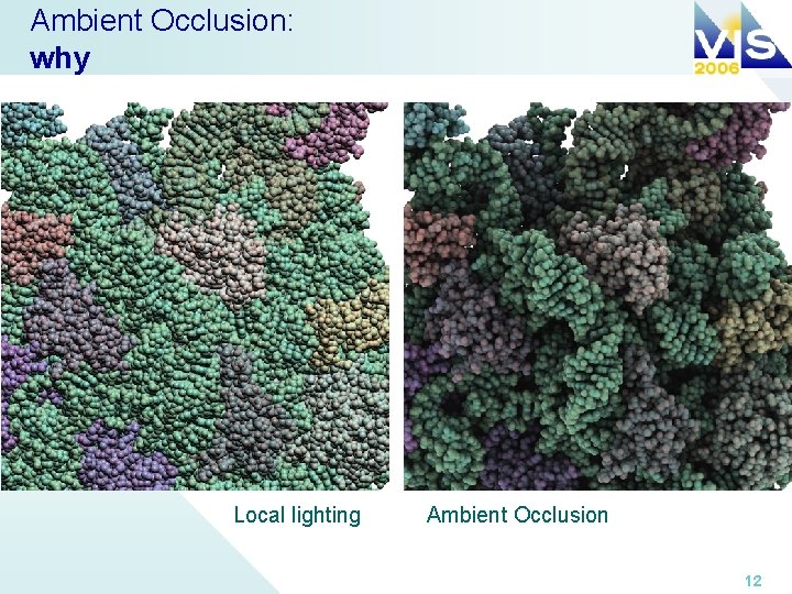 Ambient Occlusion: why Local lighting Ambient Occlusion 12 