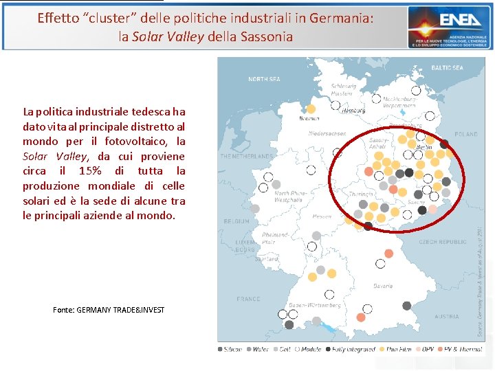 Effetto “cluster” delle politiche industriali in Germania: la Solar Valley della Sassonia La politica