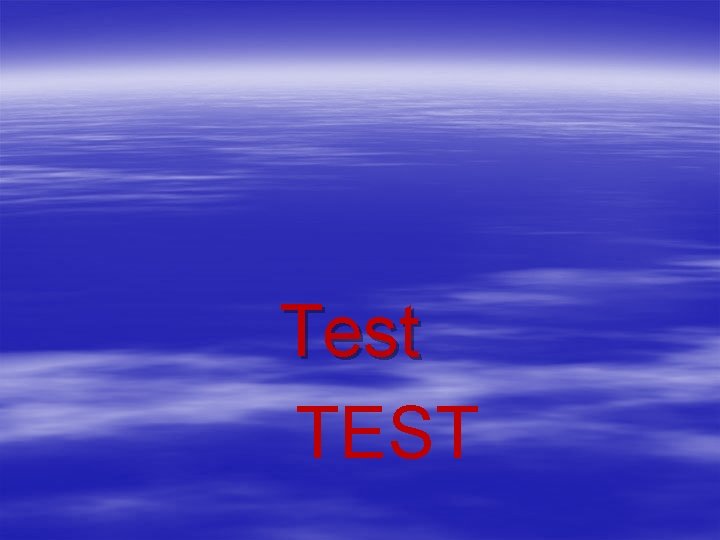 Test TEST 