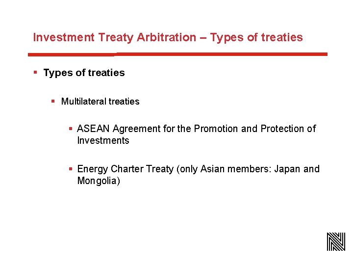 Investment Treaty Arbitration – Types of treaties § Multilateral treaties § ASEAN Agreement for