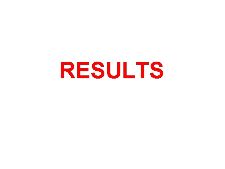 RESULTS 