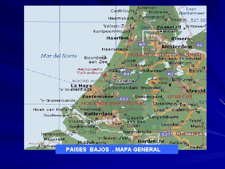 PAISES BAJOS. MAPA GENERAL 