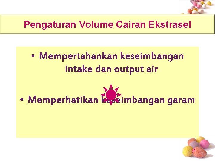 Pengaturan Volume Cairan Ekstrasel # 