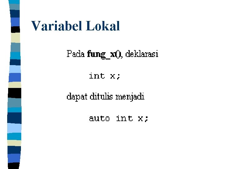 Variabel Lokal 