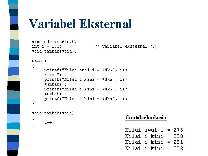 Variabel Eksternal 