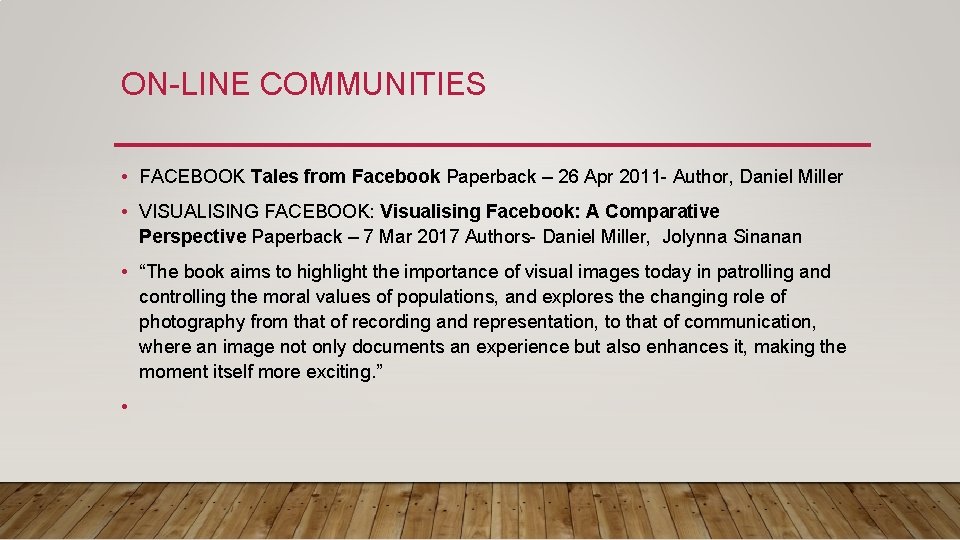 ON-LINE COMMUNITIES • FACEBOOK Tales from Facebook Paperback – 26 Apr 2011 - Author,