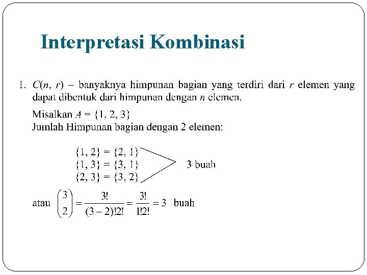Interpretasi Kombinasi 6 