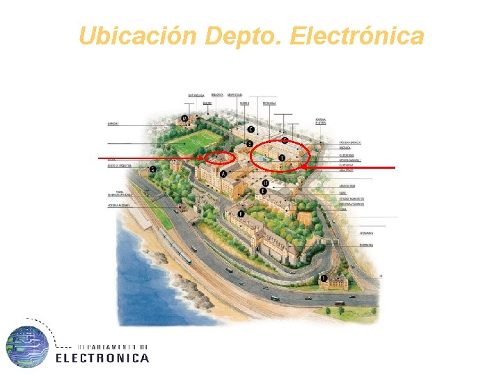 Ubicación Depto. Electrónica 