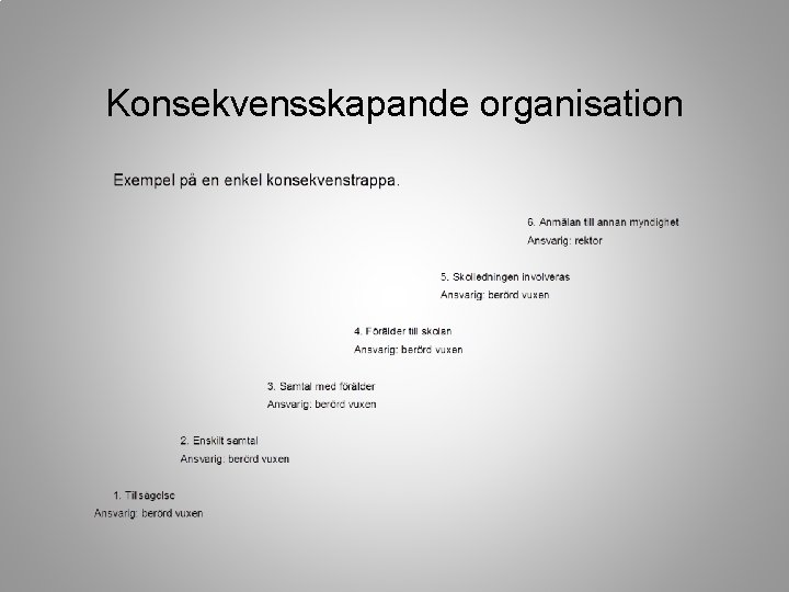 Konsekvensskapande organisation 