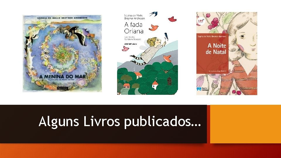 Alguns Livros publicados… Alguns Livros publicados…
