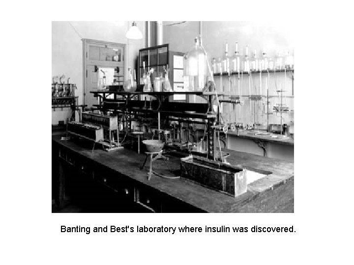 Banting and Best's laboratory where insulin was discovered. 