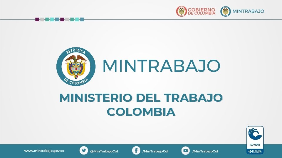MINISTERIO DEL TRABAJO COLOMBIA 